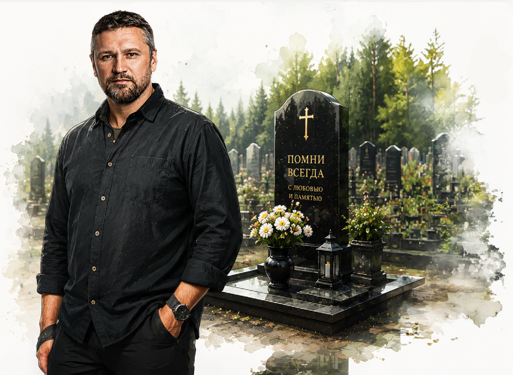 Мемориальный комплекс на два места