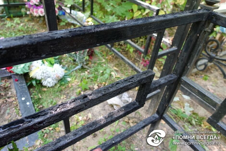Как самому покрасить ограду на кладбище? - Блог - Помни Всегда
